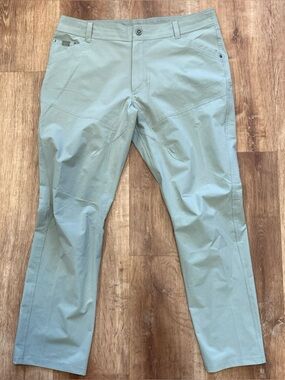 Kuhl Silencr Pant Mens 38x32 Khaki Beige Ripstop Hiking Outdoor Performance